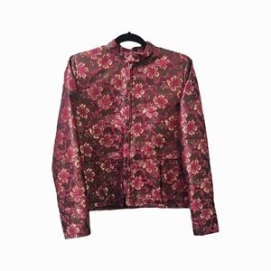 Genuine By Lemon Twist Floral Brocade Jacket